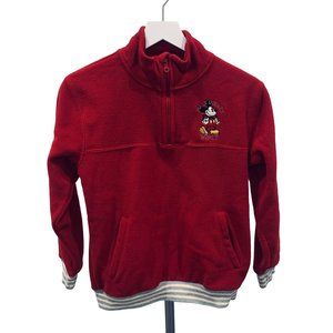 Disney Parks Boys Mickey Mouse Fleece Sweater Size Large